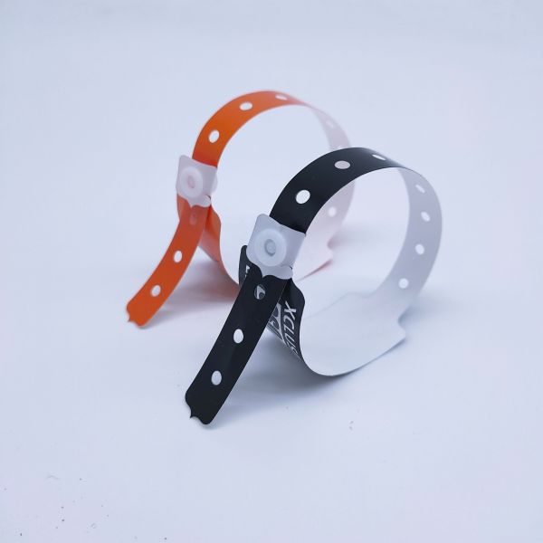 250*25mm/250*19mm PE Wristband VIP Admission for Park/Events/Festival ISO9001 Certified