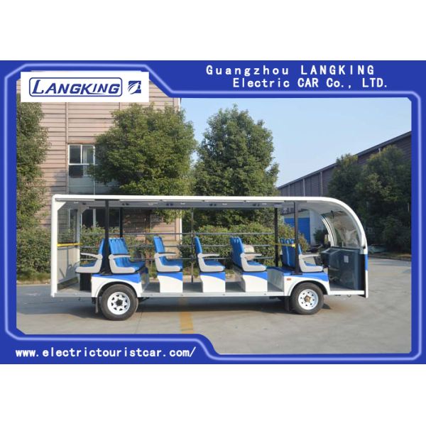 23 Plastic Seater Electric Shuttle Vehicles 5300×1730×2250mm Low Noise