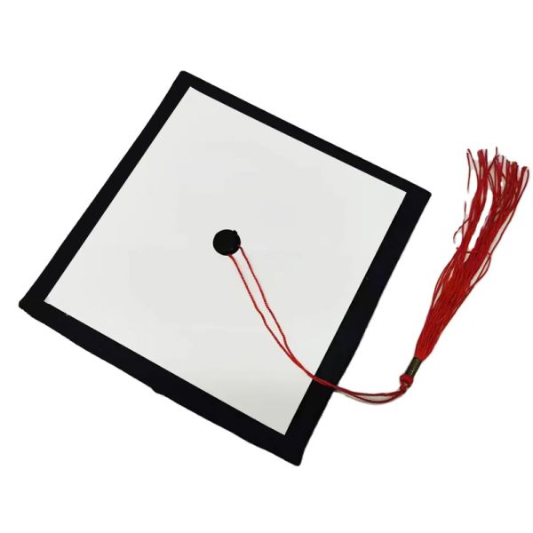 Custom 3mm Sublimation MDF Graduation Cap Toppers Blank Grad Hat Topper
