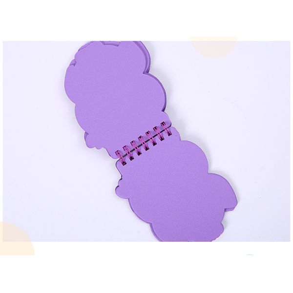 Креативный дизайн мультфильма ПВХ покрытие свободный листовой блокнот для портативного записи