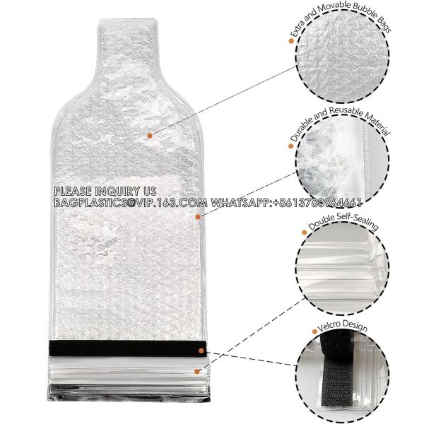 Wine Bottle Protector Bags, Wine Bags Travel, Wine Travel Protector,Leakproof Wine Travel Sleeve Case Wine Carriers