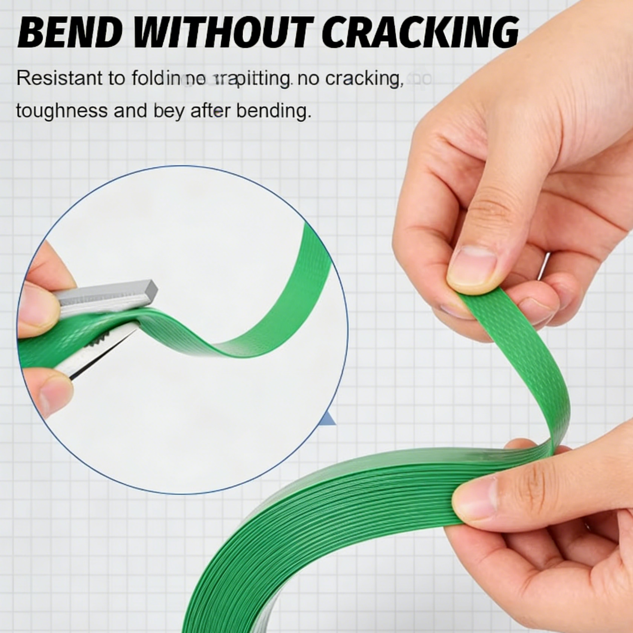 Single Screw White PP Strapping Strap For Heavy Duty Packing