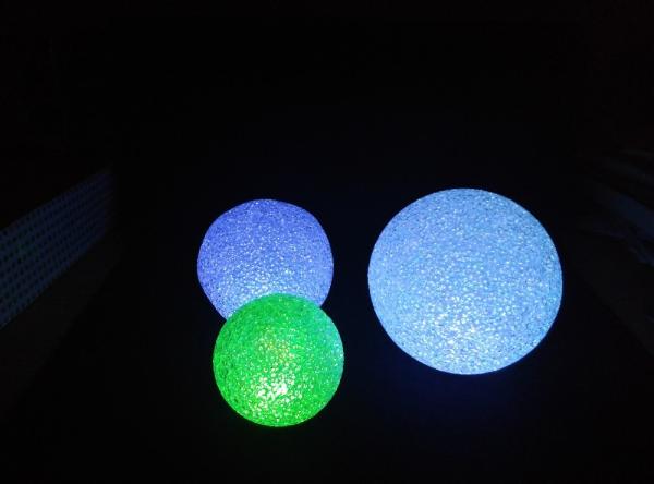 Eco Friendly LED Light Toy EVA Christmas Deer Ball Flameless Candle Decoration