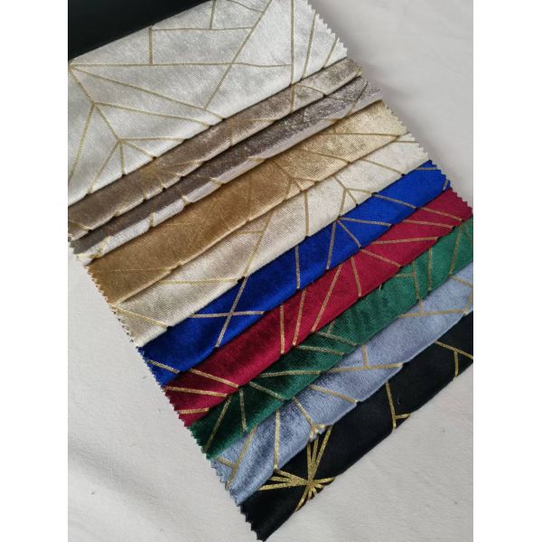 Linen Velvet Curtain Fabric Breathable Living Room Furniture Fabrics