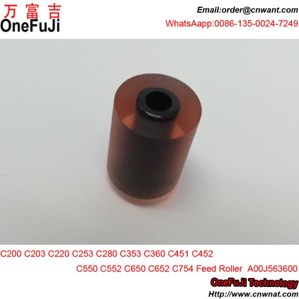 ORIGINAL A00J563600 Pickup Feed Roller for Konica Minolta C200 C203 C220 C253 C280 C353 C360 C451 C452 C550 C552 C650