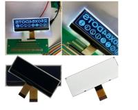 3.5 pouces DFSTN Module d'affichage LCD 256x64 Points de conduite ICST75256,1/64D,1/9B