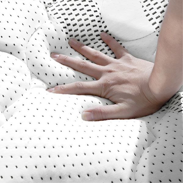 Modern Bedroom Mattress with Honeycomb Breathable Structure and Double-layer Support