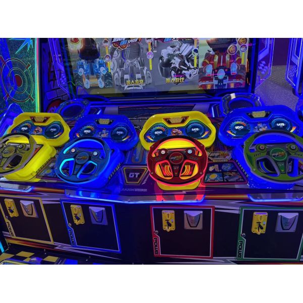 Efficiently Meet Customer Requirements Kids Car Racing Ticket Redemption Game Machine
