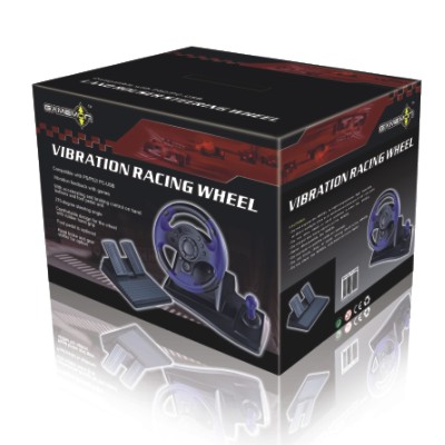 High Precision Force Feedback Steering Wheel Double Vibration Racing Wheel