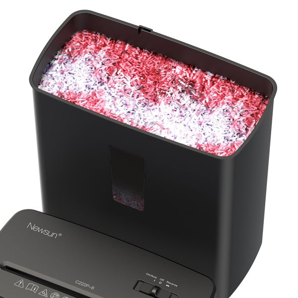 P4 8 Sheets Cross Cut Paper Shredder 13 Liter Bin Lift Head,Hot Selling