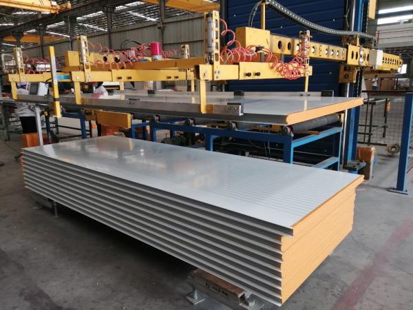 Clean Room Use Fireproof Panel Rock Wool Sandwich Panel For Clean Room Manufacturer