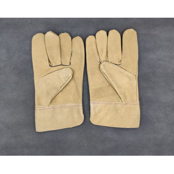 Короткие толстые кожаные высокотемпературные перчатки сварщика вполне кроют кожей сваривая перчатки замши перчаток сварщика кожаные сваривая