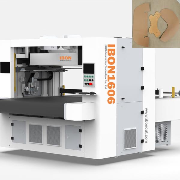 IBON Gantry Dual-Head Cutting Machine for 24mm Multi Layers Insole Rubber Material Cutting