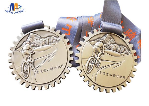 3D Effect Antique Finishing 70mm Stock Medals