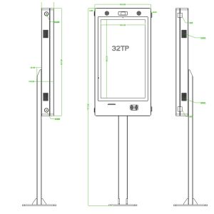 IP67 Waterproof 2500nits High Brightness 98inch Outdoor Digital Signage - Wall Mounted Display