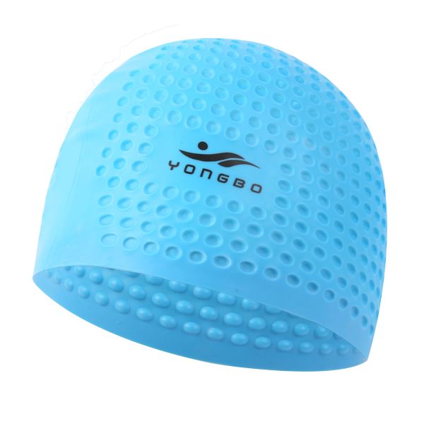 Copozz Silicone Waterproof Men Women Swimming Swimming Cap for Long Hair Hat Cover Ear Bone Pool