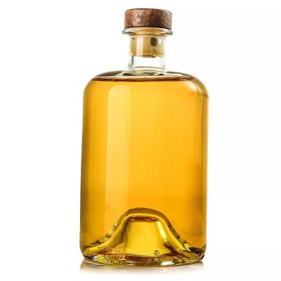 Garrafa de vidro com tampa de cortiça e capacidade de 280 ml