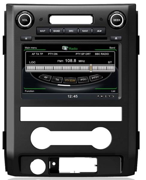 Ouchuangbo S100 Platform Car Radio GPS Stereo DVD Ford F150 2012-2013 SD free europe map