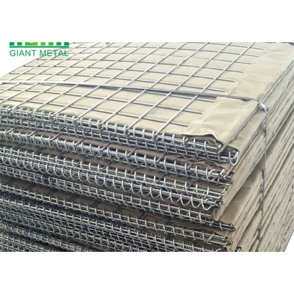 O aço da parede da explosão da barreira de Hesco do calibre da caixa 30 de Gabion soldou Mesh Fence Galvanized