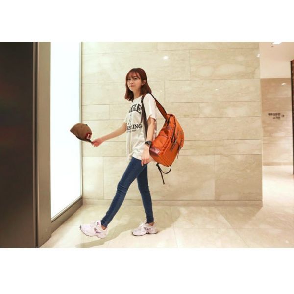 Korean version of the canvas shoulder bag men handbags leisure travel backpack schoolbag tide