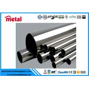 Round Welding Titanium Tubing Polished Finish Drilling 500 - 6000mm Length