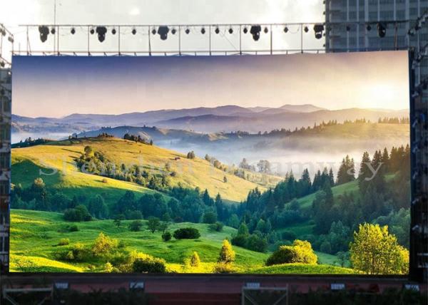 P6 Background Stage Outdoor Rental Led Display Panels Full color 1~3 Years Warranty