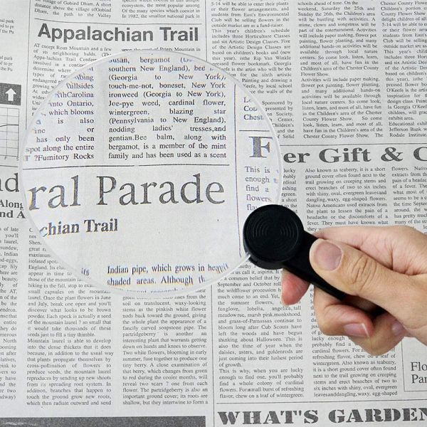 Ergonomic Magnifying Glass Silicone Lightweight Magnetic for Desktop Reading & Handicraft Detail Work
