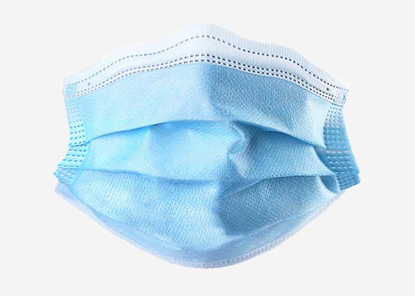Surgical Disposable Earloop Face Mask 3 Ply Non Woven For Personal Safety