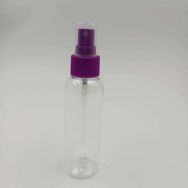 100 ml de garrafa PET de plástico personalizada para cosméticos