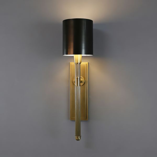 Brass Material Wall Lamp with 2700K Warm White Light and Modern Design for Living Room