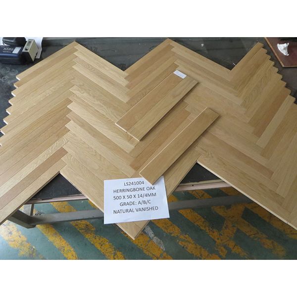 2-layers Oak Engineered Wood Flooring, Natural Vanished, 500 x 50MM