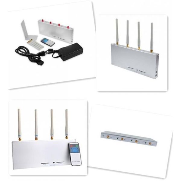 Дистанционное управление Jammer сигнала сотового телефона 4 антенн для DCS PHS 3G CDMA GSM