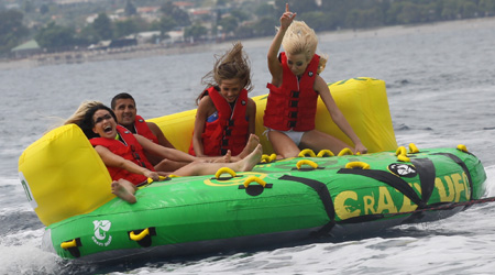 На открытом воздухе раздувные спорт аквапарк, раздувная Товабле софа воды