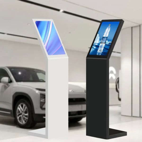 18.5 21.5 Inch Self Service Digital Interactive Information Kiosk L Type