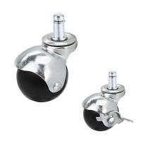 o aperto Ring Stem Swivel Ball Caster de 11x22mm roda a capacidade 25kg