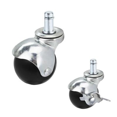o aperto Ring Stem Swivel Ball Caster de 11x22mm roda a capacidade 25kg