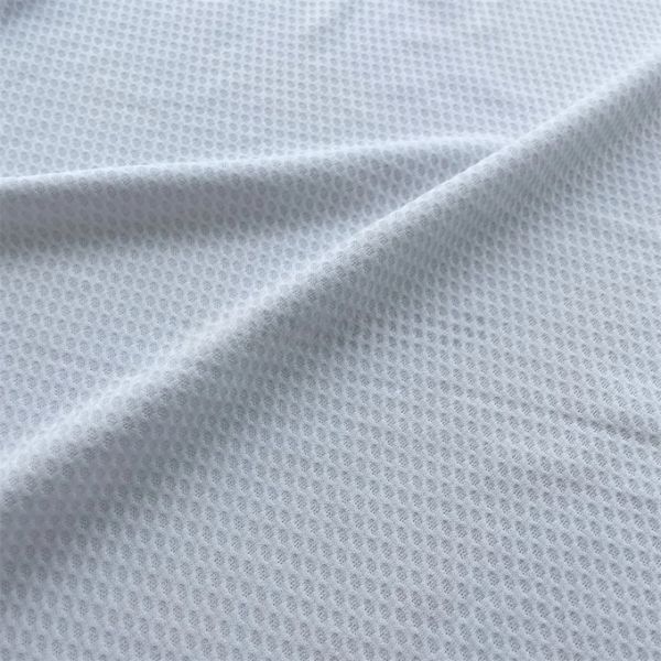 Garment Materials 100% Polyester Knitted Jacquard Soccer Mesh Fabric For Sportswear