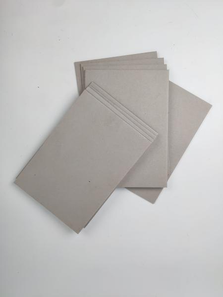 Various Thicknesses 0.5mm 1mm 1.5mm 2mm Grey Card Board Gray Double-Sided Gray Board