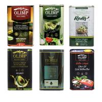 Polissage de boîtes d' étain métalliques vides, boîtes d' étain d' emballage alimentaire pour l' huile d' olive