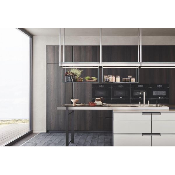 Multi Apartment Composite Sink Hinge Modular Kitchen Cabinets with Drawer Basket