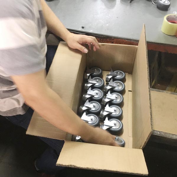 рицинусов шарнирного соединения низкопрофильного 65mm колесо полипропилена плиты сверхмощных верхнее