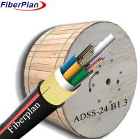 Double Sheath Kevlar Yarn Reinforced Adss Fiber Optic Cable Manufacturer 6 Core Fiber Optic Cable