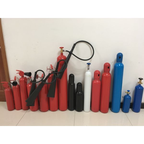 10 kg Wheeled Co2 Fire Extinguisher With Alloy Steel Cylinder / Brass Valve