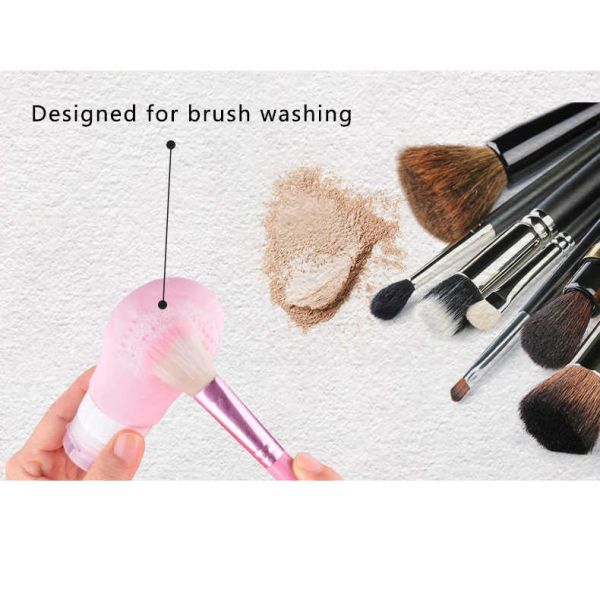 Электрический силиконовый стиральщик для лица Силиконовые бытовые изделия Серый Розовый