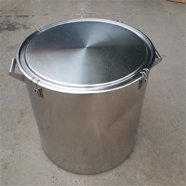 Storage Solution 1.2mm Thickness Stainless Steel Cylindrical Drum SUS304 / SUS316L For Chemical Industry