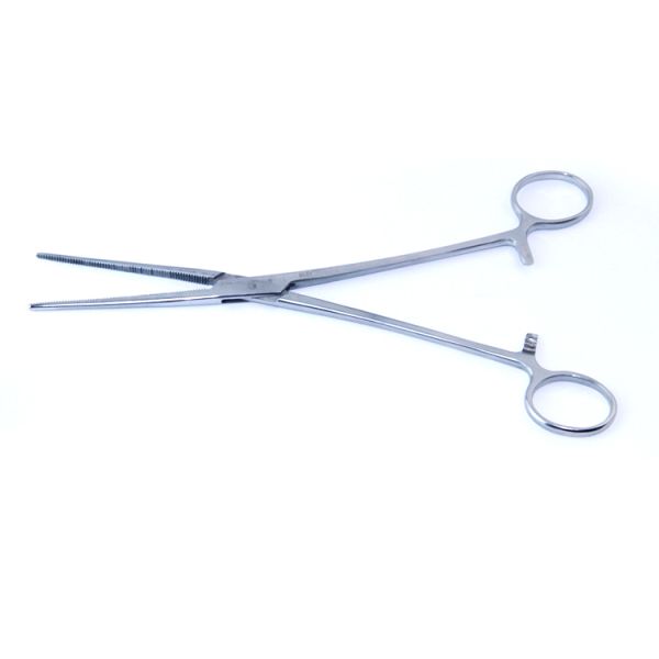 Stainless Steel Curved Hemostatic Forceps 0.14-0.50mm TCM Clinic Apparatuses