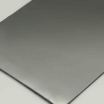 Glasses Aluminium Composite Gold And Silver Mirror Finish Panels1.22 X 2.44m Nano Coating Cladding Exterior Wall