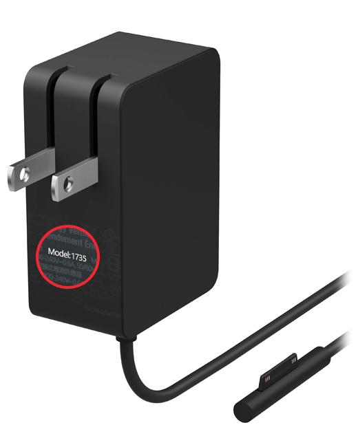 Factory Selling 15V 8A 127W Power Charger 1932 127w for Microsoft Surface Book 3 15