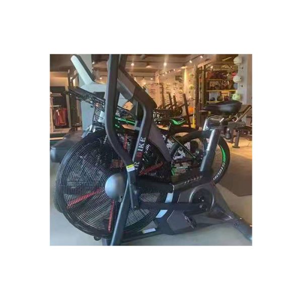 Stationary Assault Air Bike Cardio Gym Equipment With Chain Structure