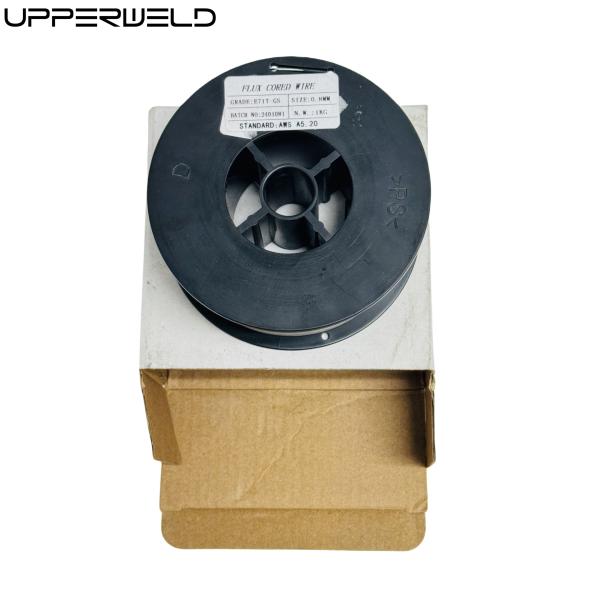 MIG Wire E71T-GS de núcleo de fluxo, aço leve inoxidável para trabalhos de solda e aplicações ao ar livre